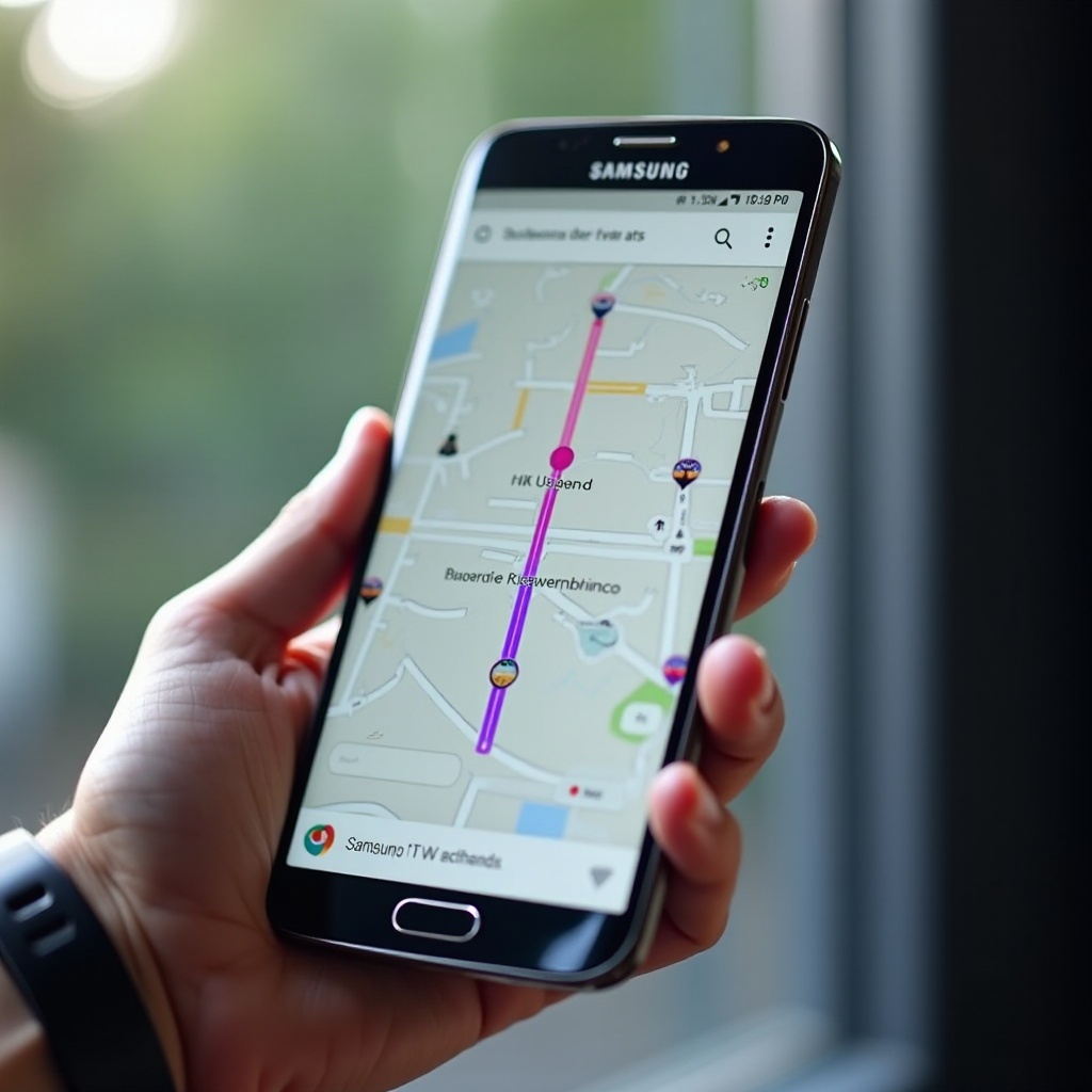 samsung'da konum nasıl paylaşılır